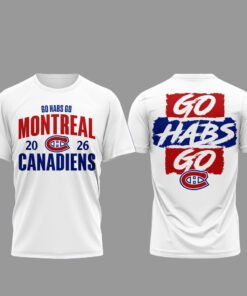 Unisex Montreal Canadiens Go Habs Go Champions Graphic Shirt 2026 for Hockey Fans