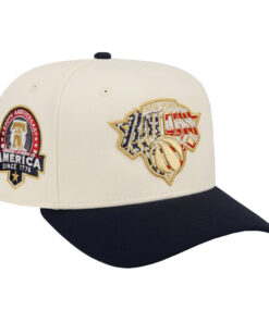 Unisex New York Knicks America 250th Anniversary 2026 Patriotic Graphic Hat for Basketball Fans