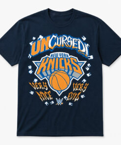 Unisex New York Knicks Danhausen Uncursed 2026 Graphic Shirt for Basketball Fans