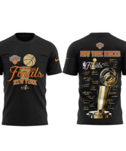 Unisex New York Knicks Eastern Conference Champions Black Graphic Shirt 2026 for Basketball Fans