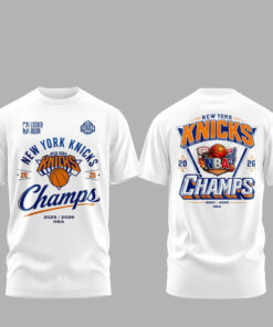 Unisex New York Knicks Eastern Conference Champions Graphic T-Shirt for Basketball Fans