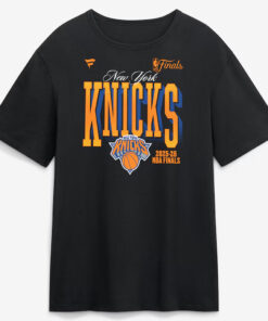 Unisex New York Knicks Finals Black Graphic T-Shirt 2026 for Basketball Fans