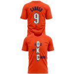 Unisex Oklahoma City Thunder Holy F Caruso Graphic Shirt for Basketball Fans