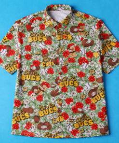 Unisex Pittsburgh Pirates Bucco Luau 2026 Hawaiian Shirt – Tropical Baseball Fan Button-Up Tee