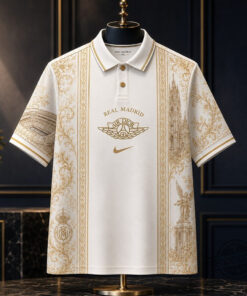Unisex Real Madrid FC x Heritage Paris Graphic Polo Shirt 2026 for Soccer Fans