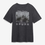 Unisex San Antonio Spurs 2026 Western Conference Champions Heritage Graphic Shirt for Basketball Fans