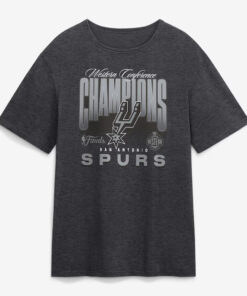Unisex San Antonio Spurs 2026 Western Conference Champions Heritage Graphic Shirt for Basketball Fans