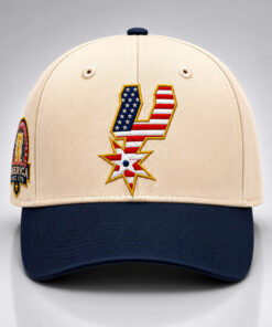 Unisex San Antonio Spurs America 250th Anniversary 2026 Patriotic Graphic Hat for Basketball Fans