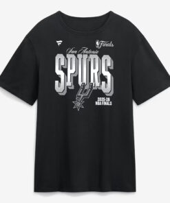 Unisex San Antonio Spurs Black 2026 Finals Graphic Shirt for Basketball Fans