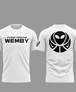 Unisex San Antonio Spurs Puro Pinche WEMBY Graphic T-Shirt 2026 for Basketball Fans