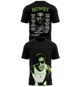 Unisex San Antonio Spurs Victor Wembanyama Wemby Alien Graphic T-Shirt 2026 for Basketball Fans