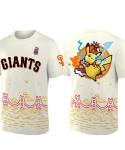 Unisex San Francisco Giants Pokémon Worlds Night 2026 Worlds Pikachu Graphic Shirt for Anime and Baseball Fans