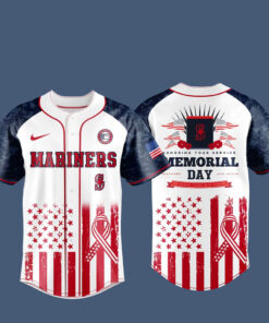 Unisex Seattle Mariners Eternal Honor Memorial Day 2026 Baseball Jersey for Baseball Fans
