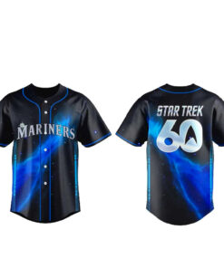 Unisex Seattle Mariners Star Trek 60th Anniversary Night 2026 Baseball Jersey for Baseball Fans