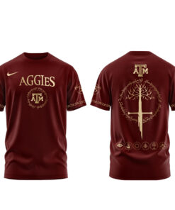 Unisex Texas A&M Aggies The Lord Of The Rings 2026 Graphic Shirt for College Sports Fans