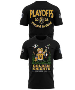 Vegas Golden Knights 2026 Playoffs Round 2 Forged in Gold Shirt