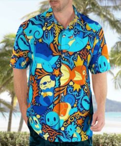 Water Pokemon Magikarp Lapras Aloha Shirts For Men Women