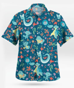 Water Type Pokemon Hawaiian Shirt Tropical Ocean Style