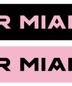 Inter Miami CF Two Tone Graphic Scarf - Soccer Fan Winter Accessory