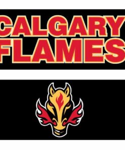 Calgary Flames Jersey Hook Graphic Scarf - Fan Winter Accessory