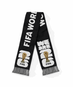 Global Soccer Event 2026 Black and White Scarf