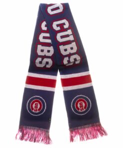 Chicago Cubs Royal and Red Bullseye Breakaway Graphic Scarf for Baseball Fans