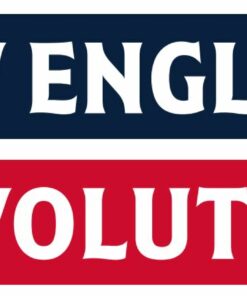 New England Revolution Two Tone Graphic Scarf - Soccer Fan Winter Accessory
