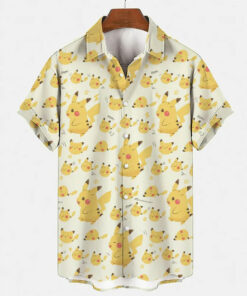 Pokemon Pikachu POM Hawaiian Shirt