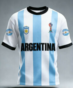 Unisex Argentina Global Soccer Event 2026 Graphic Shirt for Soccer Fans