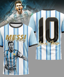 Unisex Lionel Messi Argentina Global Soccer Event 2026 Graphic Shirt for Soccer Fans