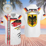 Custom Name Germany World Cup 2026 Graphic Hawaiian Shirt for Soccer Fans