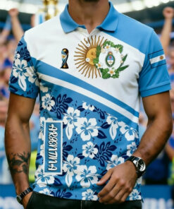 Unisex Argentina Global Soccer Event 2026 Soccer Argentina Global Soccer Event Games Merchandise Graphic Polo Shirt for Soccer Fans