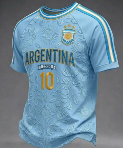 Unisex Argentina Global Soccer Event 2026 Graphic Shirt for Soccer Fans