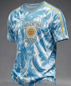 Unisex Argentina Global Soccer Event 2026 Graphic Shirt for Soccer Fans