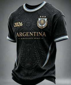 Unisex Argentina Albiceleste Spirit Graphic Shirt for Soccer Fans