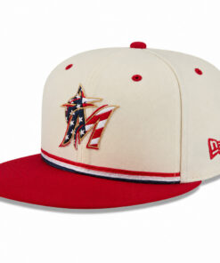 Unisex Miami Marlins x USA 250 Fourth of July Graphic Hat for Baseball Fans