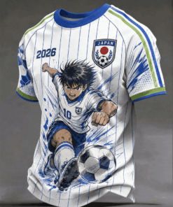 Unisex Japan National Team National Team Graphic Shirt for Soccer Fans