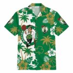 Unisex Boston Celtics Graphic Hawaiian Shirt for Basketball Fans