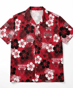 Unisex Chicago Bulls Graphic Hawaiian Shirt for Basketball Fans