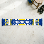 Global Soccer Event 2026 Curaçao Scarf Team Colors Graphic