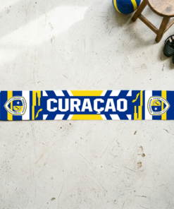 Global Soccer Event 2026 Curaçao Scarf Team Colors Graphic