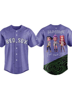 Boston Red Sox K-Pop Demon Hunters 2026 Baseball Jersey for Baseball and K-Pop Fans