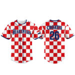 Custom Name And Number Seattle Mariners Croatian Heritage Night 2026 Baseball Jersey for Baseball Fans