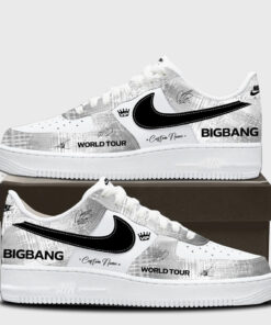 Custom Name Bigbang World Tour 2026 Air Force 1 Shoes Sneakers Version 1 for Music Fans