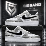 Custom Name Bigbang World Tour 2026 Air Force 1 Shoes Sneakers Version 1 for Music Fans