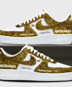 Custom Name Bigbang World Tour 2026 Air Force 1 Shoes Sneakers Version 2 for Music Fans