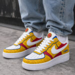 Custom Name Colombia National Football Team Global Soccer Event 2026 Air Force 1 Shoes Sneakers for Soccer Fans