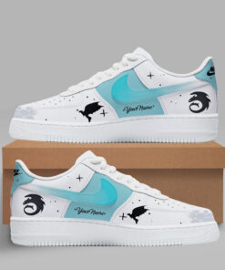 Custom Name How To Train Your Dragon In Concert Air Force 1 Shoes Sneakers for Movie Fans