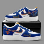 Custom Name New York Knicks 2026 Finals Champions Air Force 1 Shoes Sneakers Version 1 for Basketball Fans