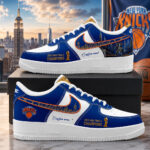 Custom Name New York Knicks 2026 Finals Champions Air Force 1 Shoes Sneakers Version 1 for Basketball Fans